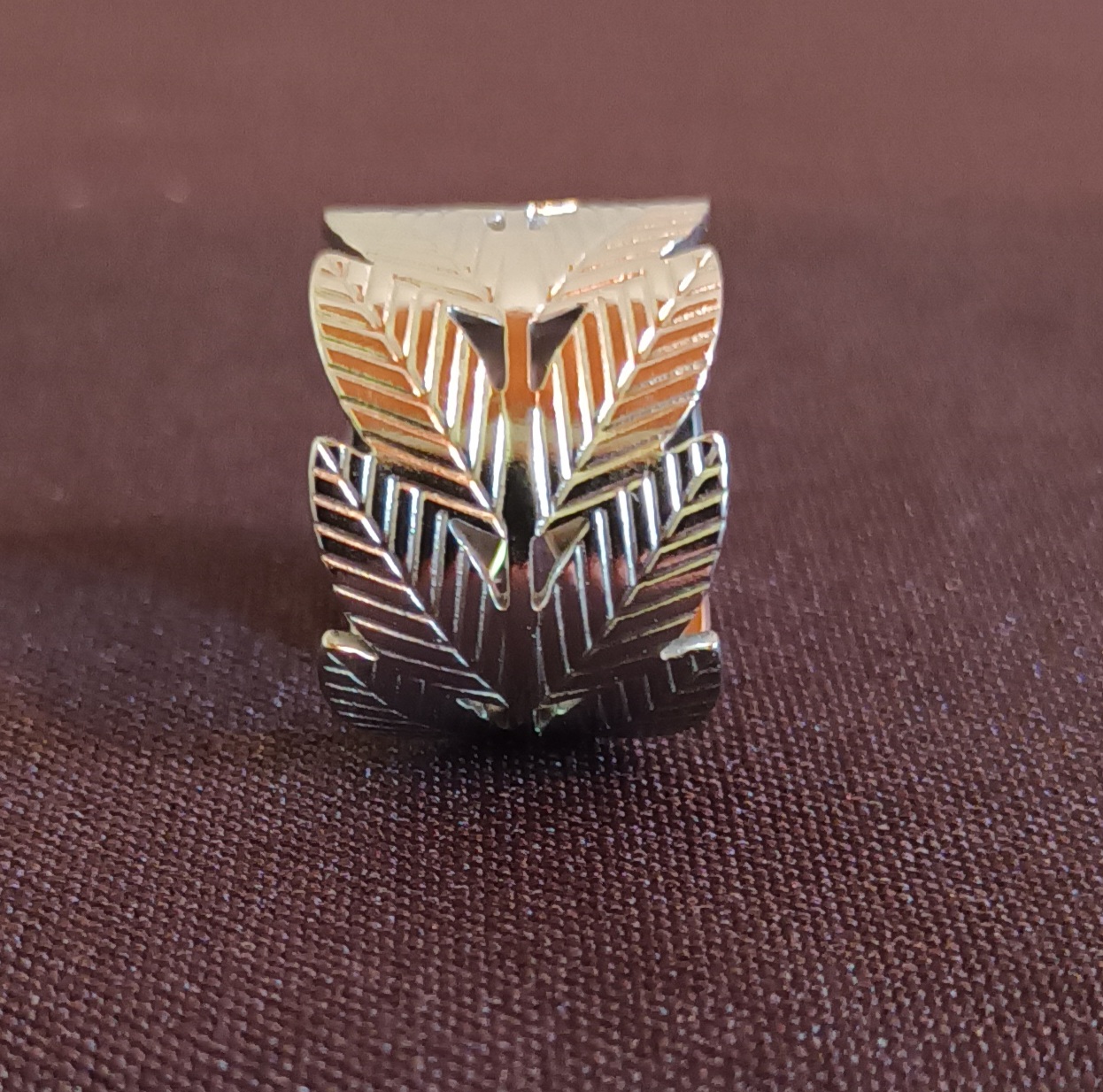Bague branche de laurier argentée Graines de Love