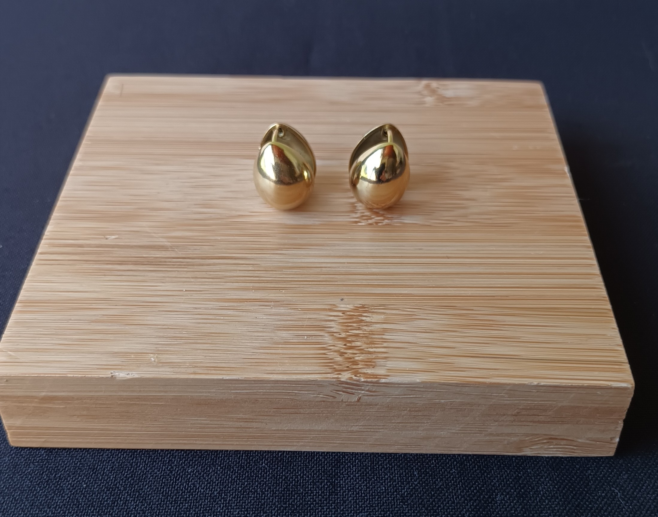 Boucles d'oreilles gouttes or Graines de Love