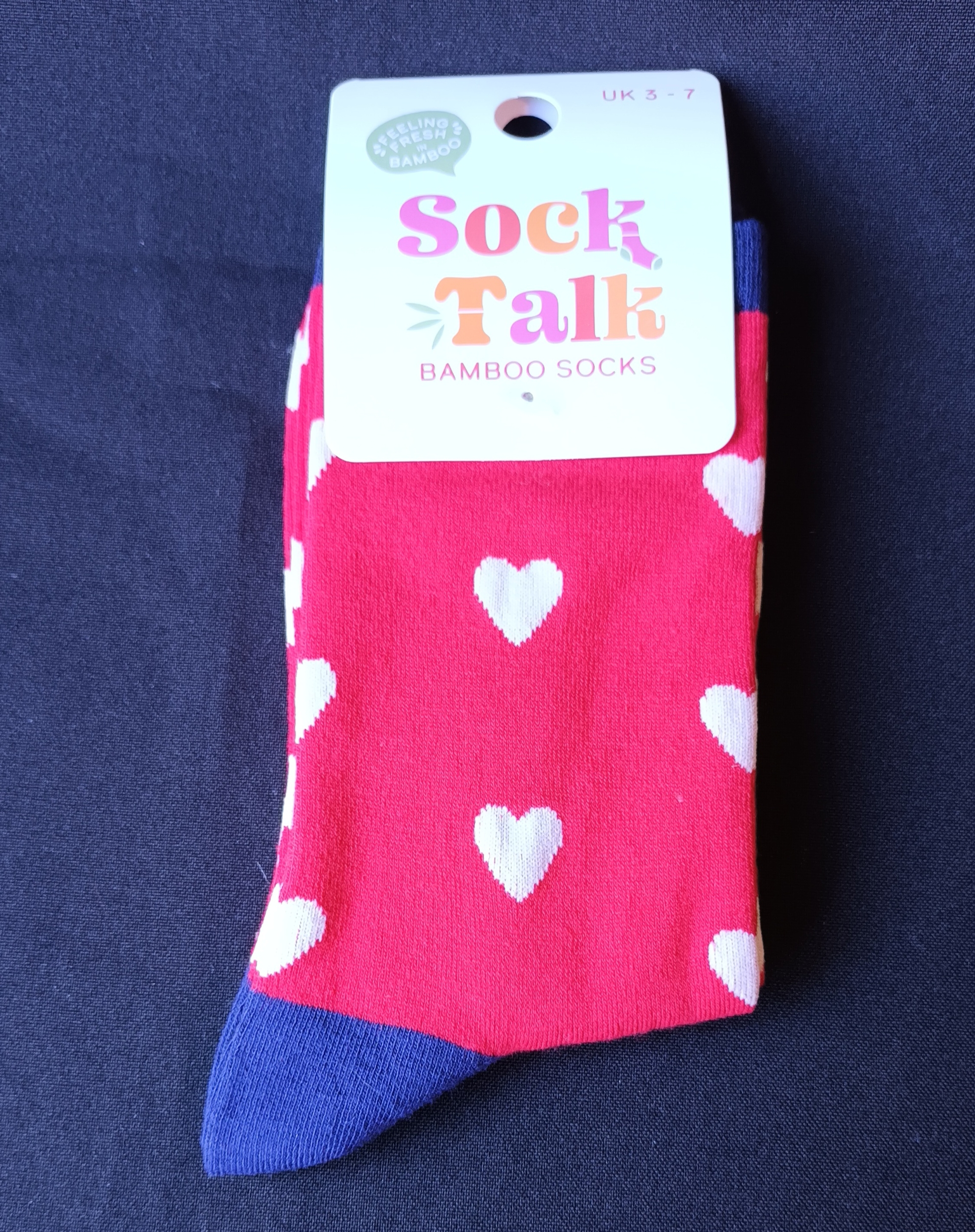 Chaussettes rouges coeurs 1 Graines de Love