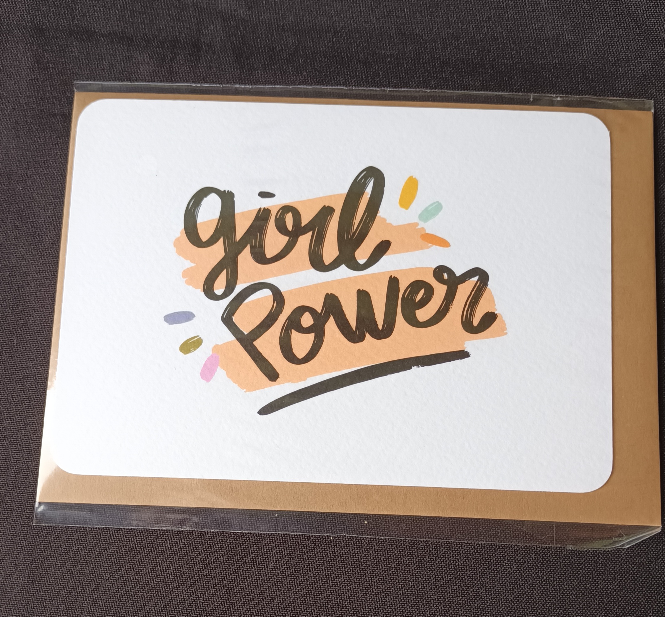 Carte postale Girl power Graines de Love
