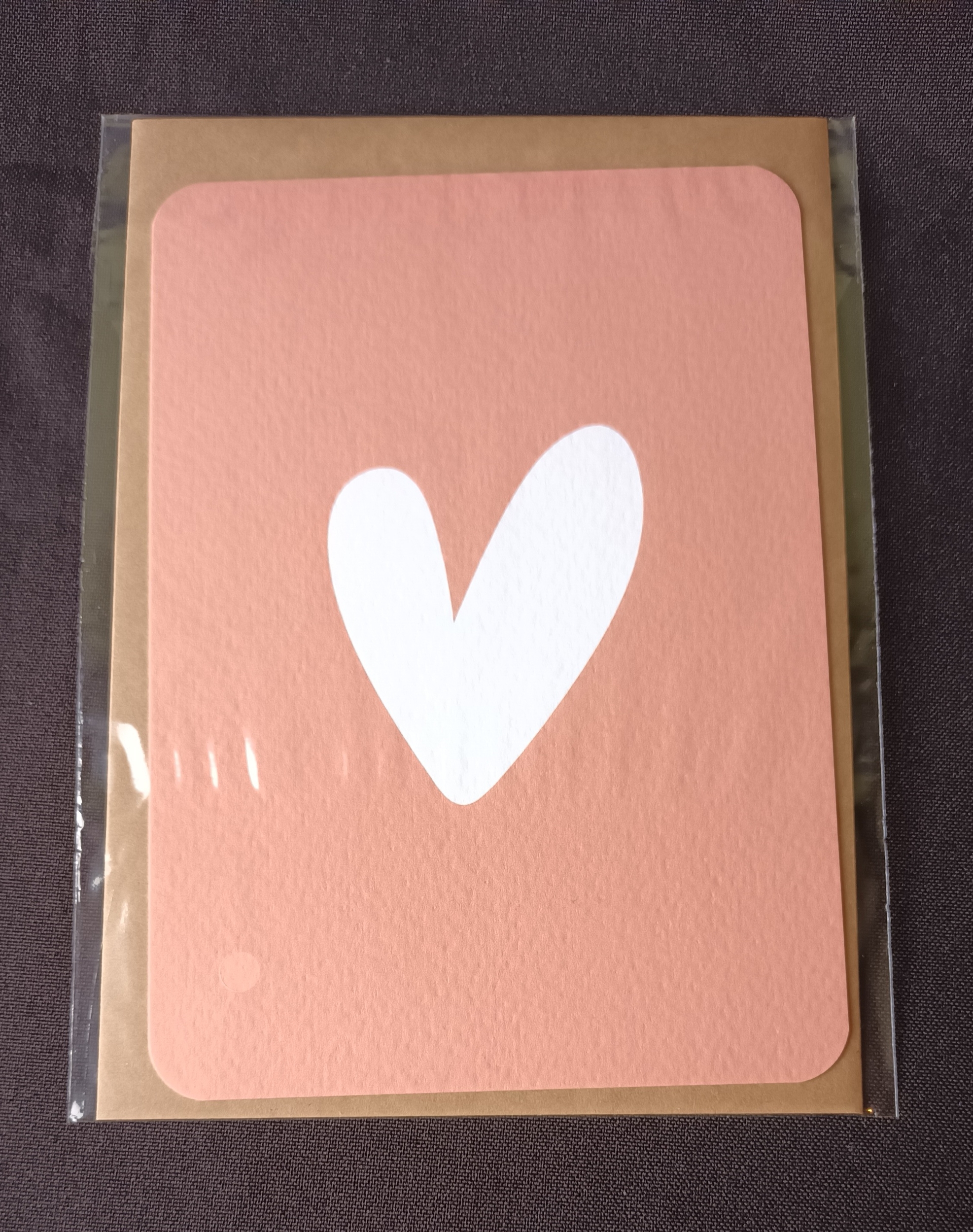 Carte postale Cœur Rose Graines de Love
