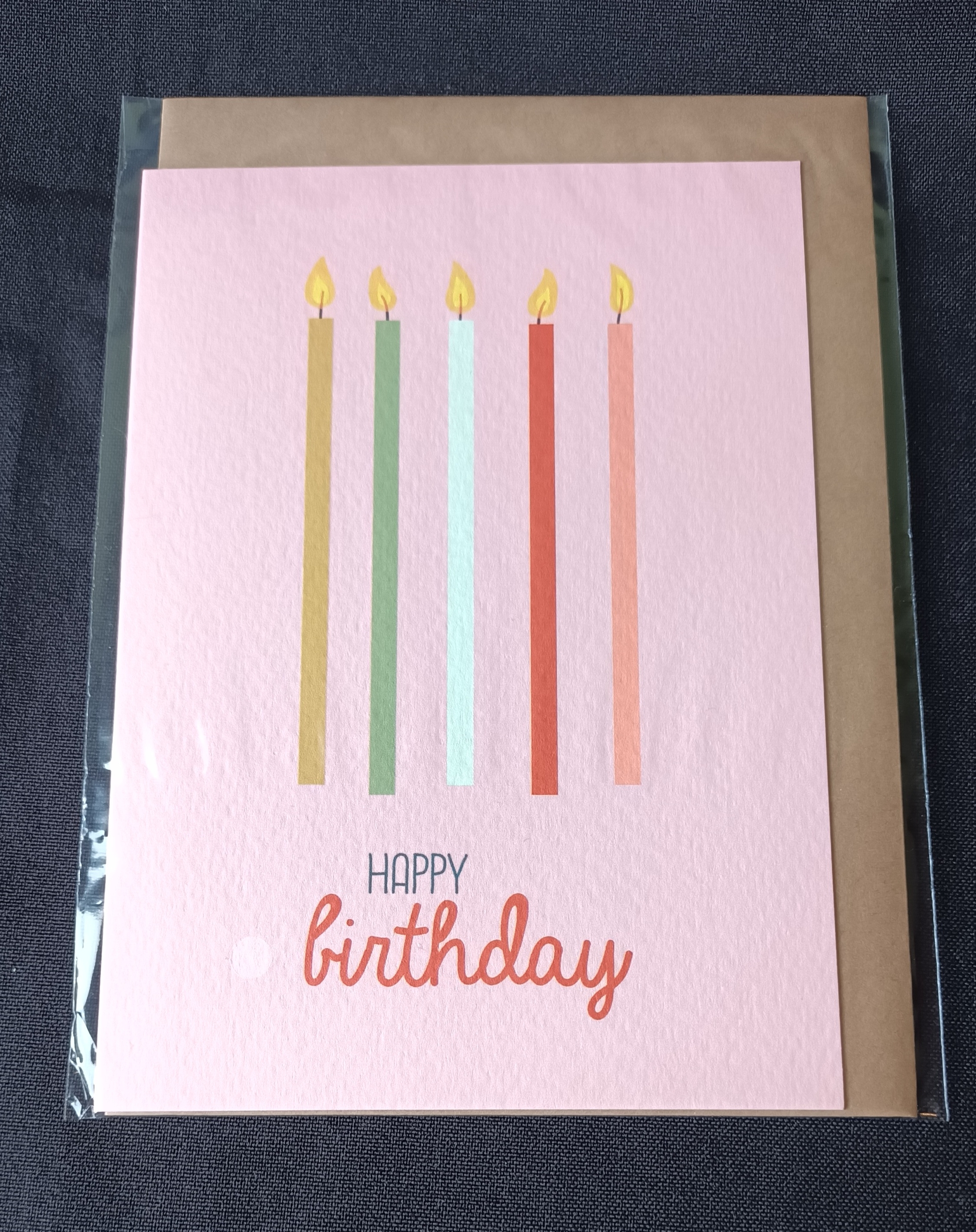 Carte BIRTHDAY BOUGIES Graines de Love