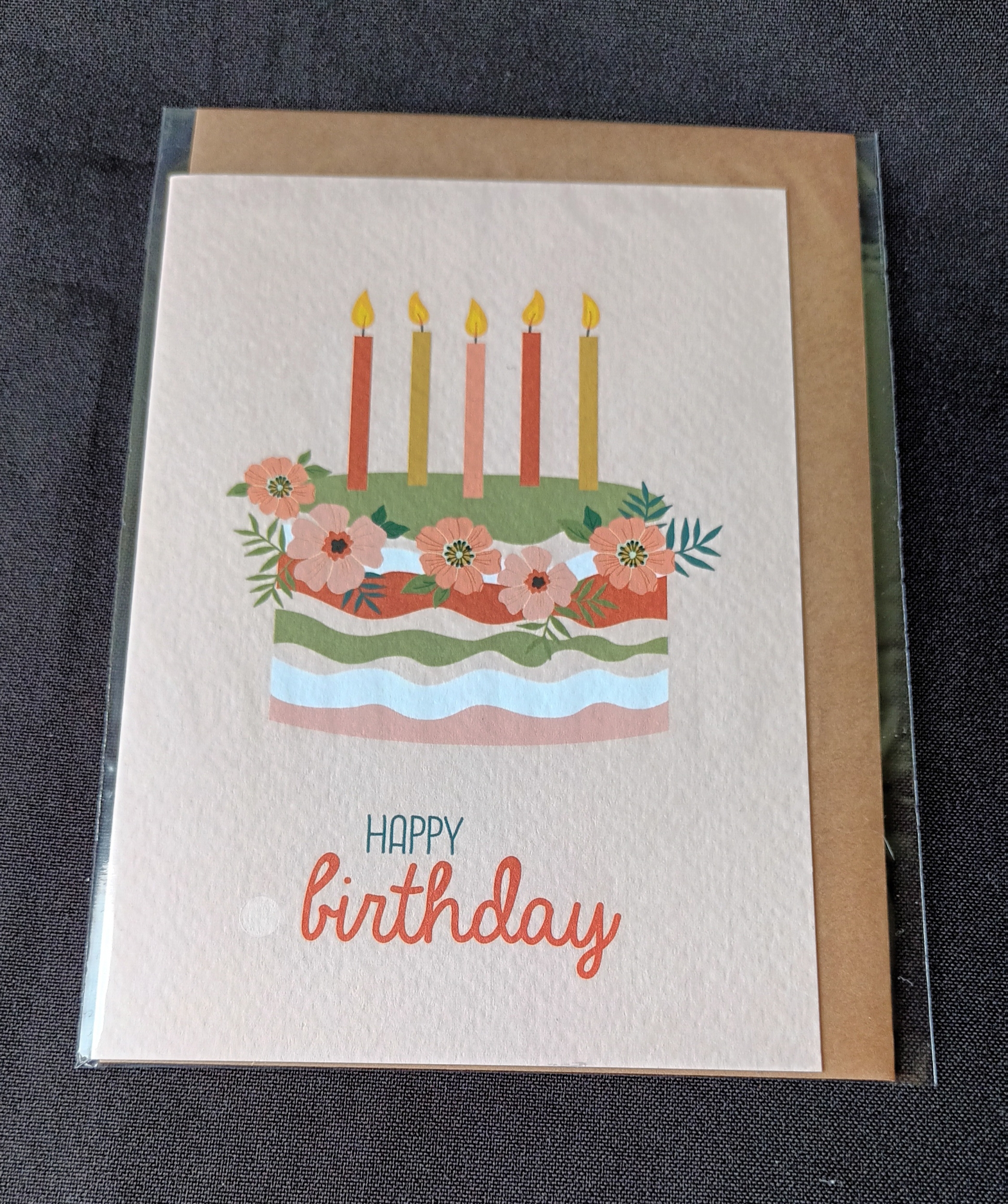 Carte BIRTHDAY CAKE Graines de love