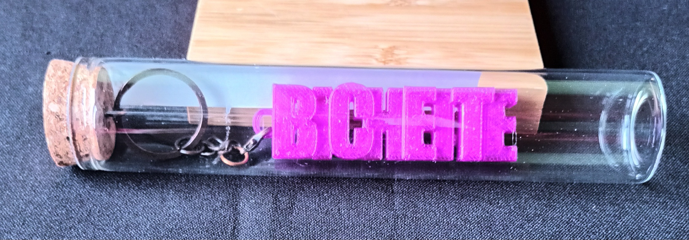Porte-clé Bichette. Graines de Love.