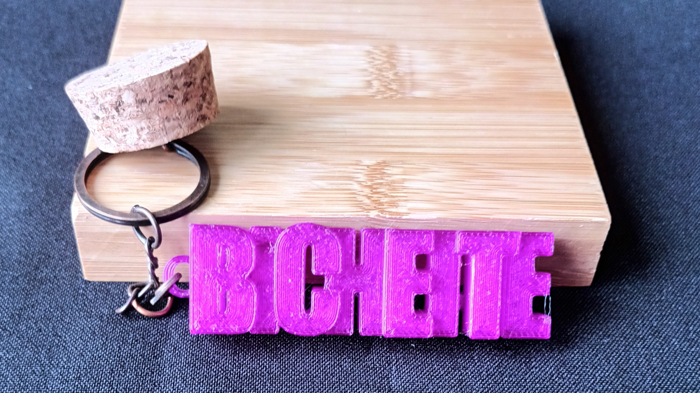 Porte-clés Bichette. Graines de Love.