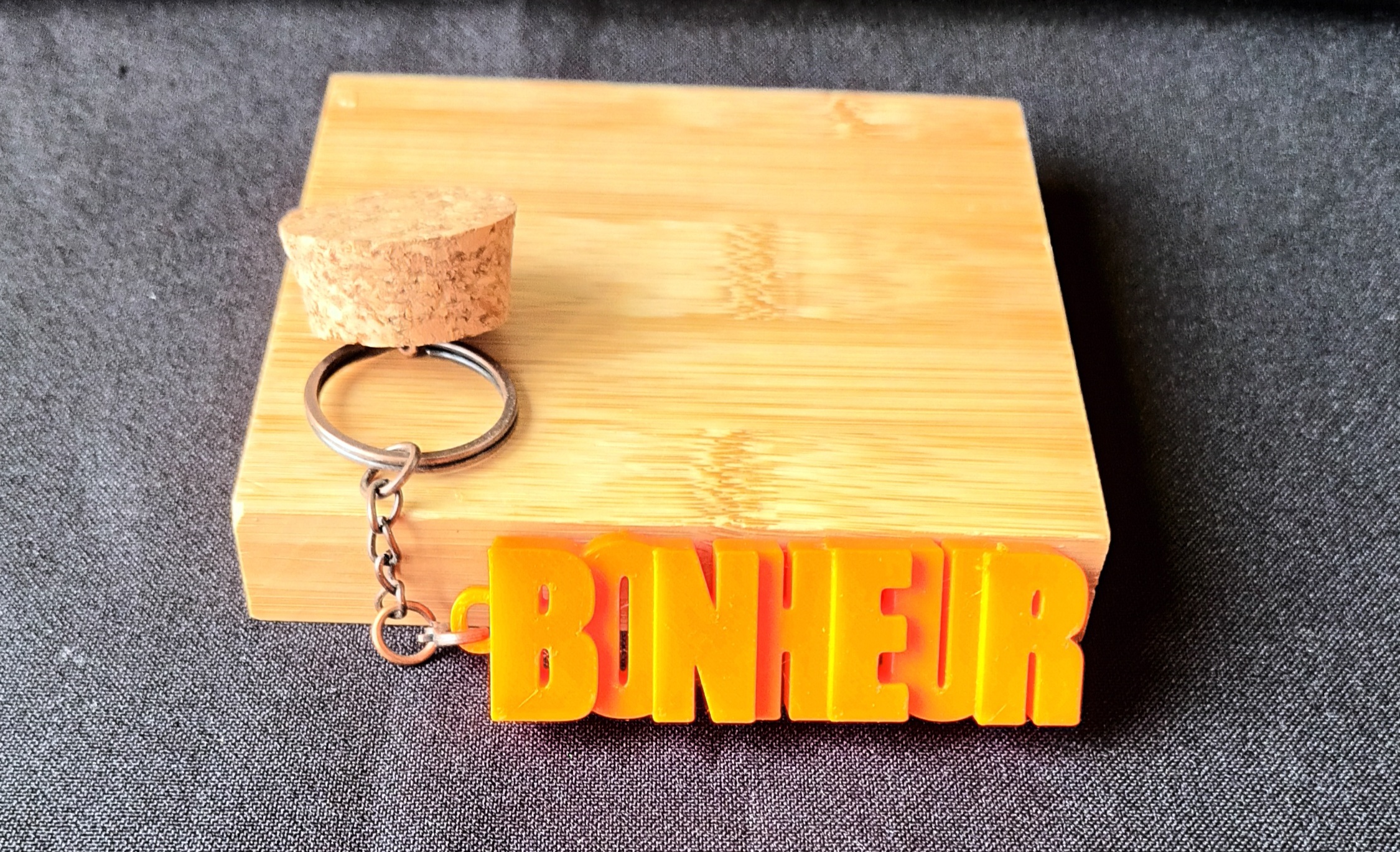 Porte-clés Bonheur. Graines de Love.