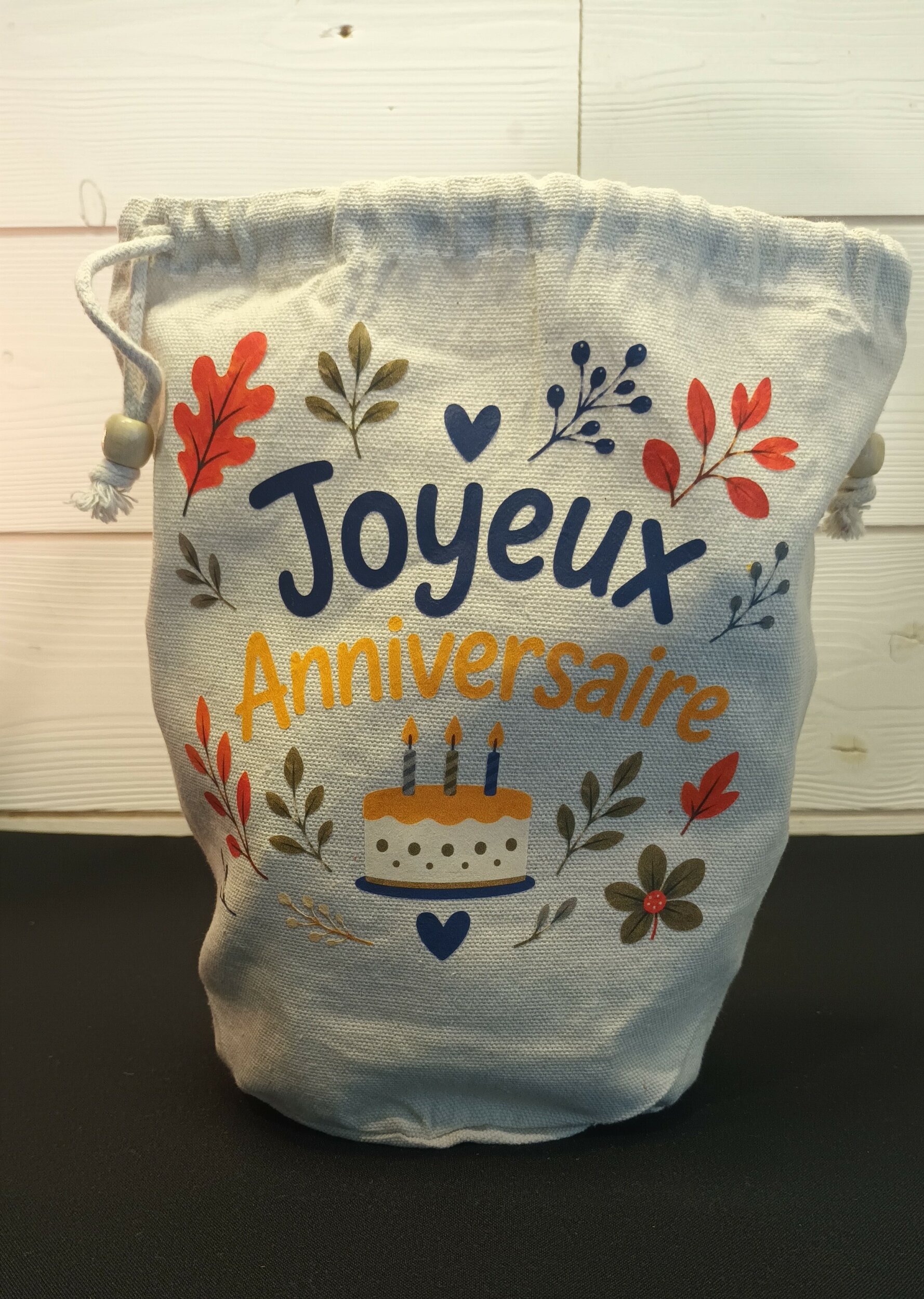 Pochette cadeau Joyeux anniversaire