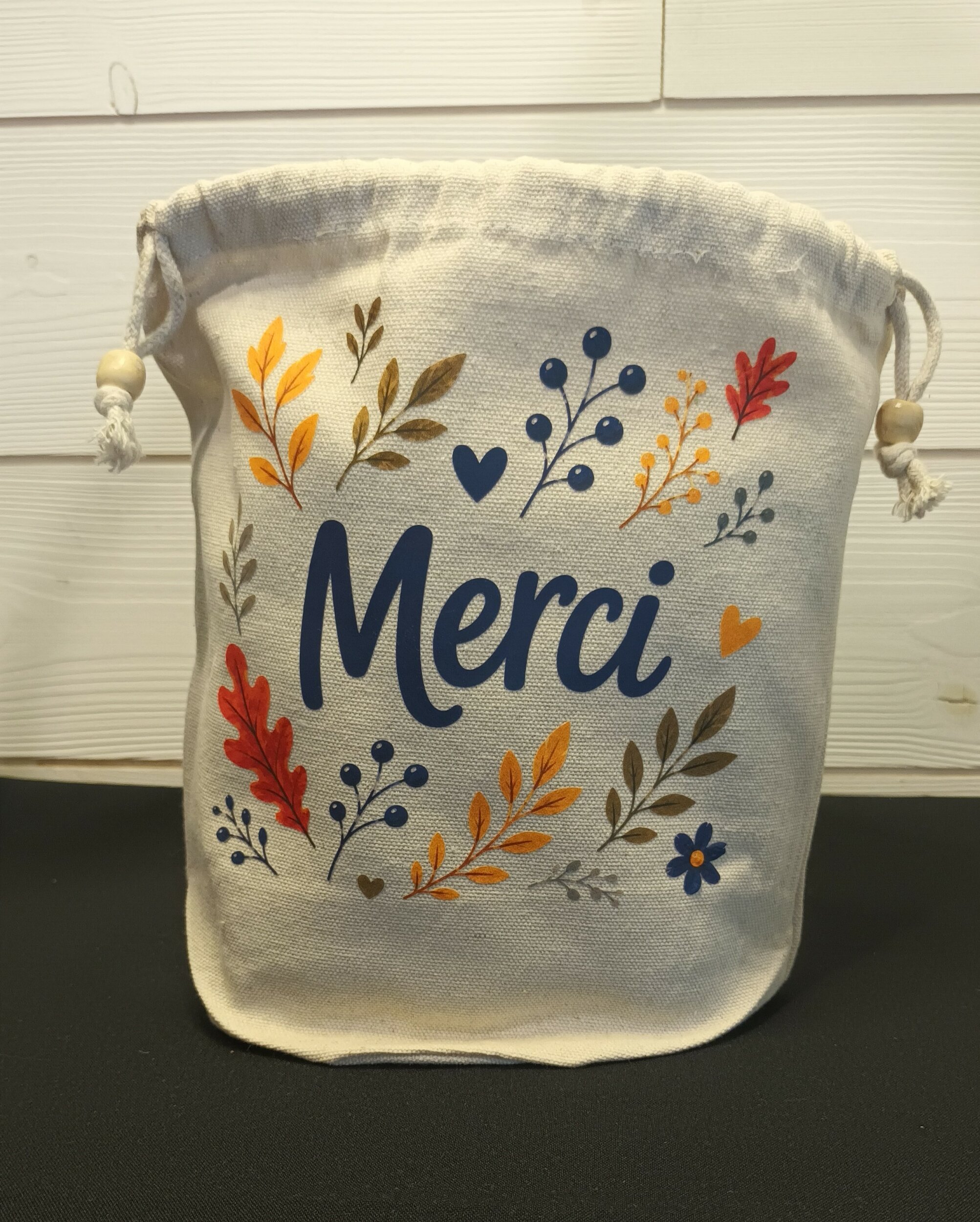 Pochette cadeau Merci