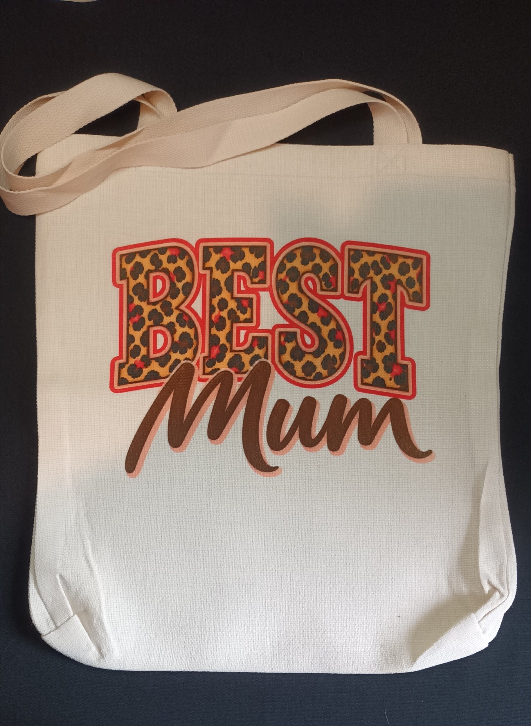 Tote bag Best mum face