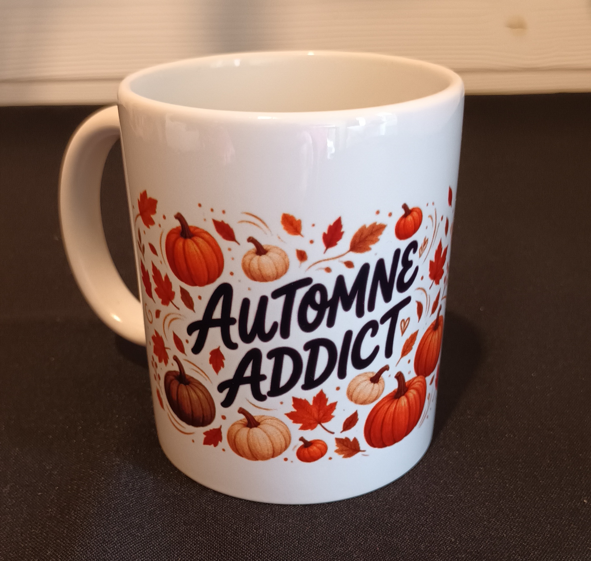 Mug Automne Addict face