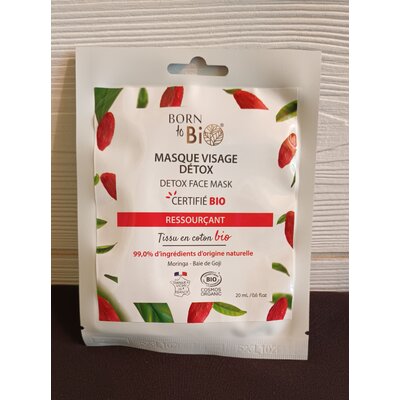 Masque visage bio tissu Graines de Love