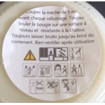 Bougie Fleur doranger Graines de Love