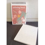 Cahier de coloriage floral Graines de Love
