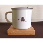 Mug Girl boss and best mum Graines de love