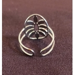 Bague couronne feuilles argentée Graines de Love