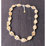 Collier martelé or Graines de Love
