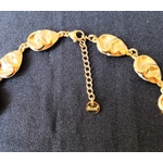 Collier martelé or 1 Graines de Love