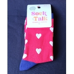 Chaussettes rouges coeurs 1 Graines de Love