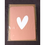 Carte postale Cœur Rose Graines de Love