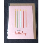 Carte BIRTHDAY BOUGIES Graines de Love