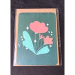 Carte postale Pivoine verte Graines de Love