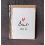 Carte postale Doux Bisous Graines de Love
