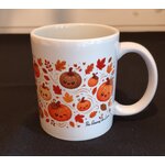 Mug Automne addict kawaï dos