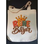 Tote bag Reine  bazar face