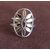 Bague couronne feuille argentée Graines de Love
