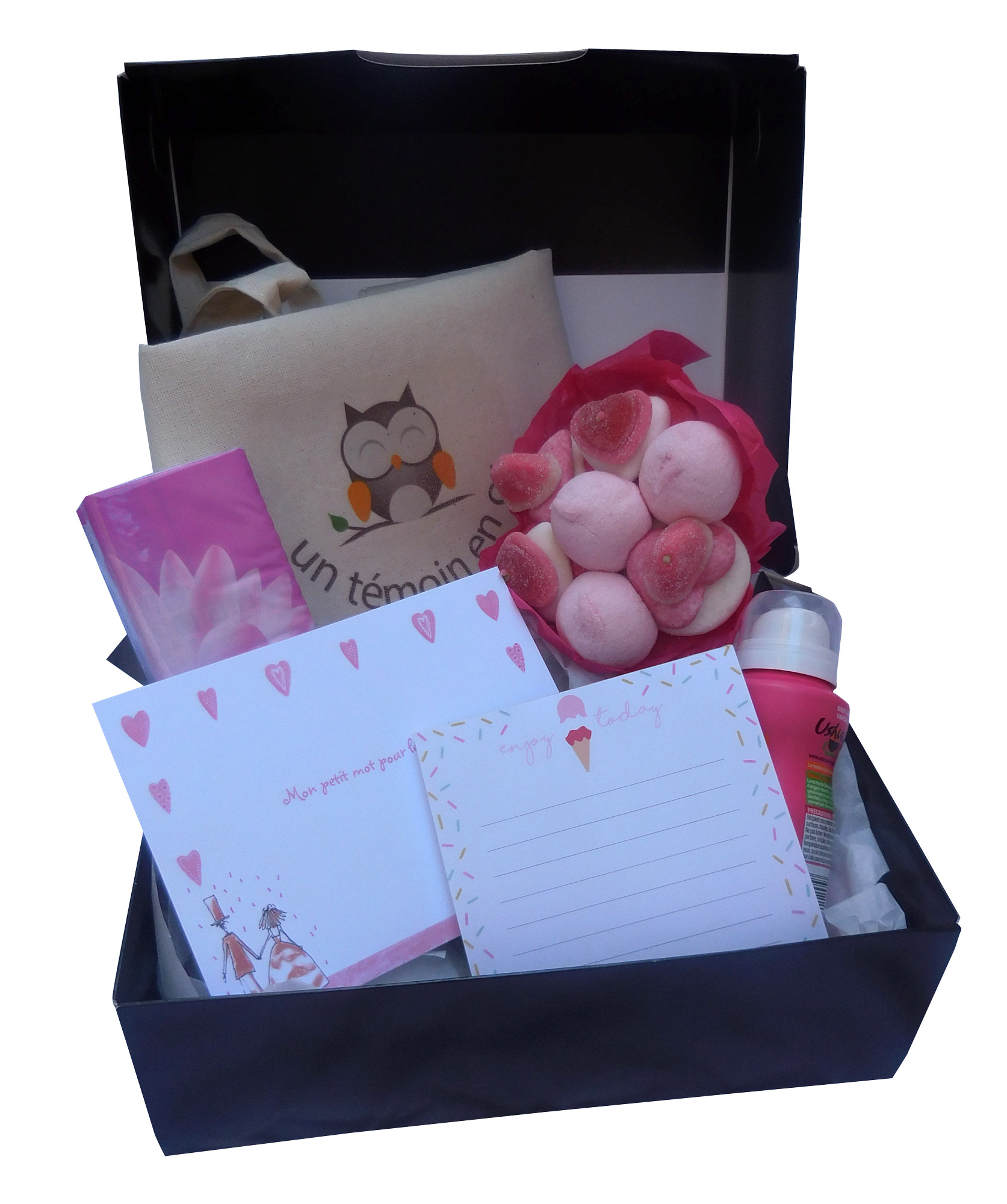 Coffret cadeau ma témoin, demande marraine, box témoin femme