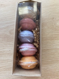 Bombe de bain macarons