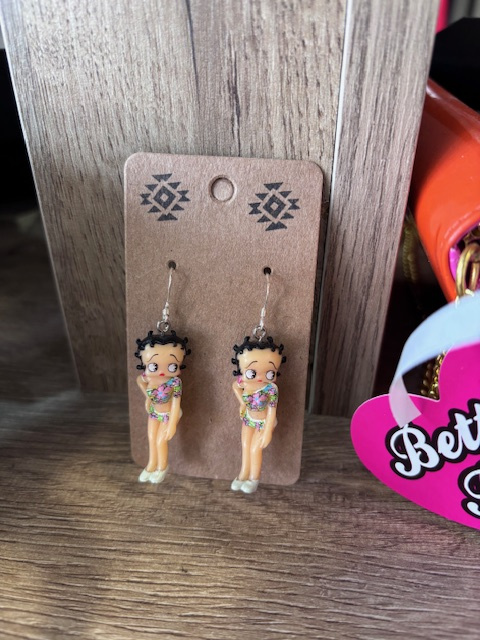 Boucles d\'oreilles Betty Boop
