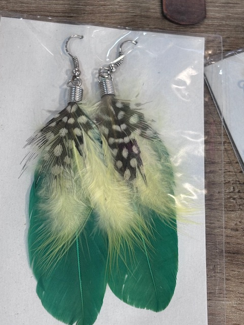 Boucles d\'oreilles plumes
