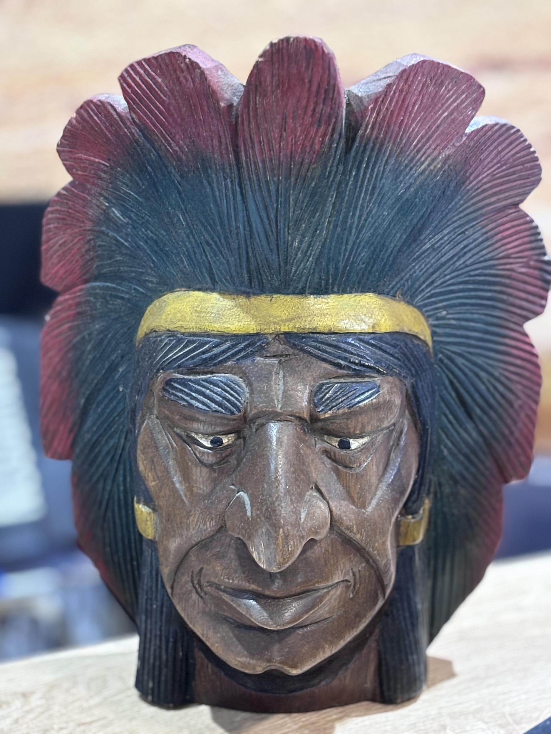 Sculpture Bois Navajo