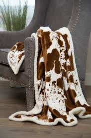 Plaid Motif peau de vache