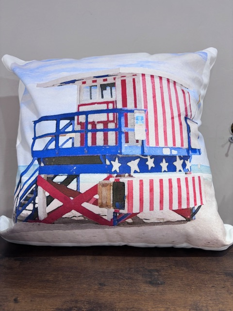 Coussin thème plage