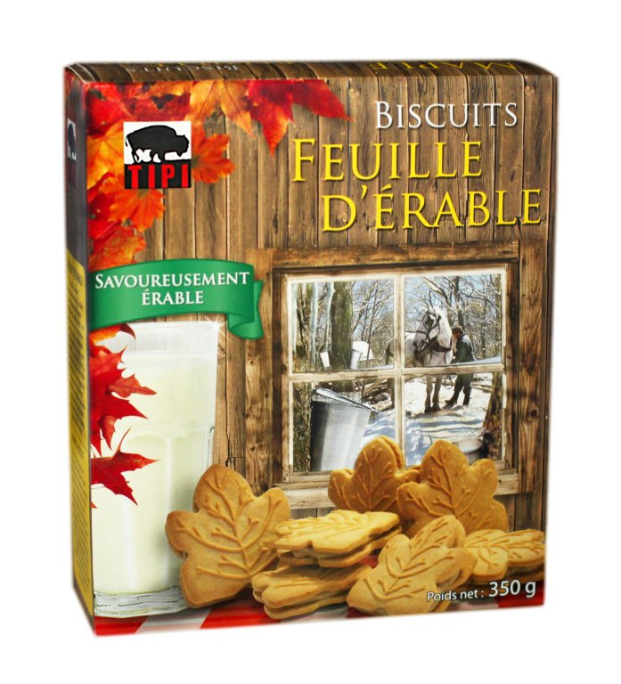 Biscuits feuille d\'érable