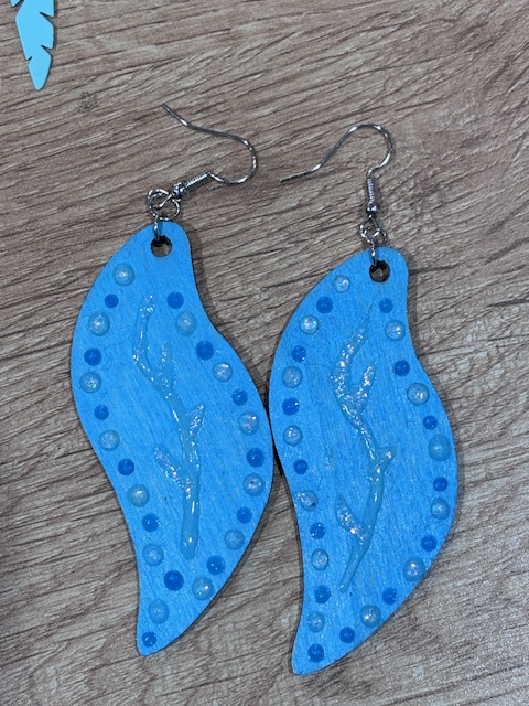 Boucles d\'oreilles Feuille