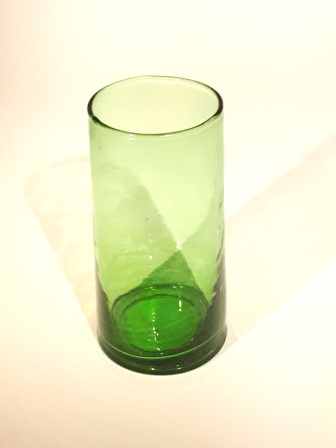 Vase Volcan vert 19 cm