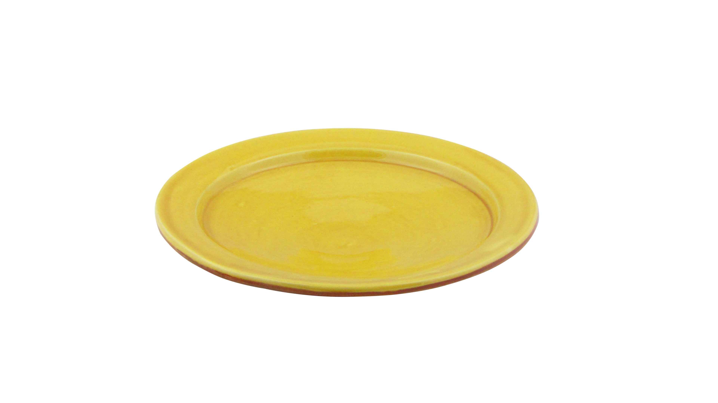 assiette_25cm_gabriel_jaune
