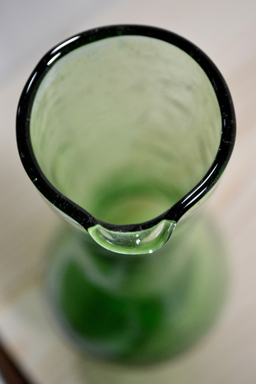 Carafe cicogne verte A