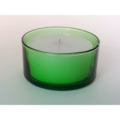 ramequin vert bougie