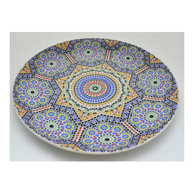 Assiette palte D 18 Zellige B