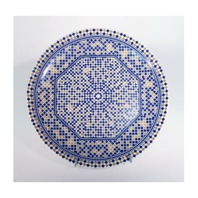 Assiette plate mozaïk 25,5cm P de Fès