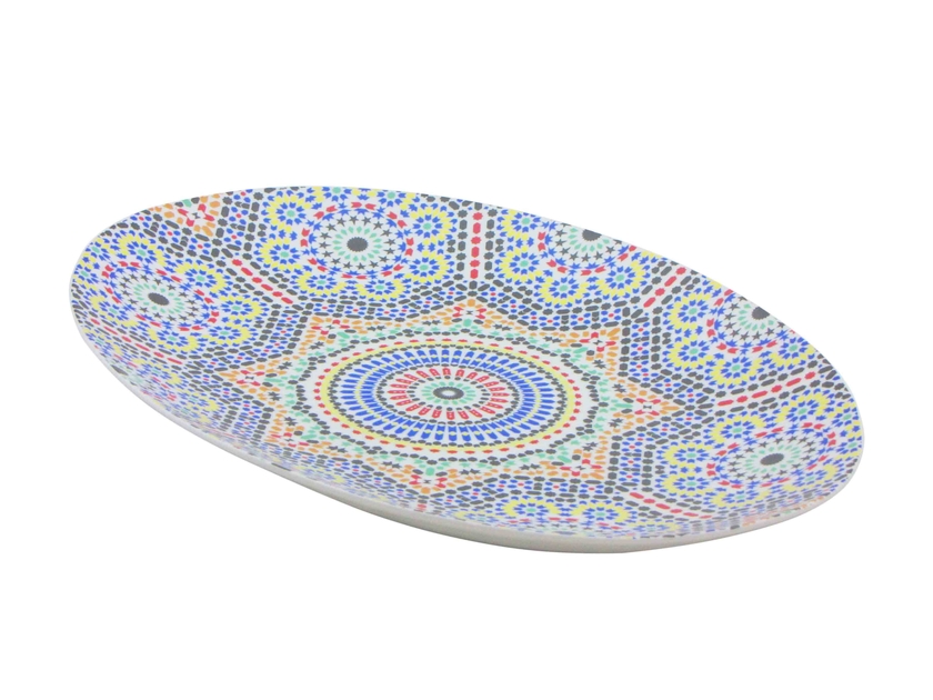 Plat Ovale Ecume 25x17 Cm En Porcelaine - Plat - Saladier - Coupelle