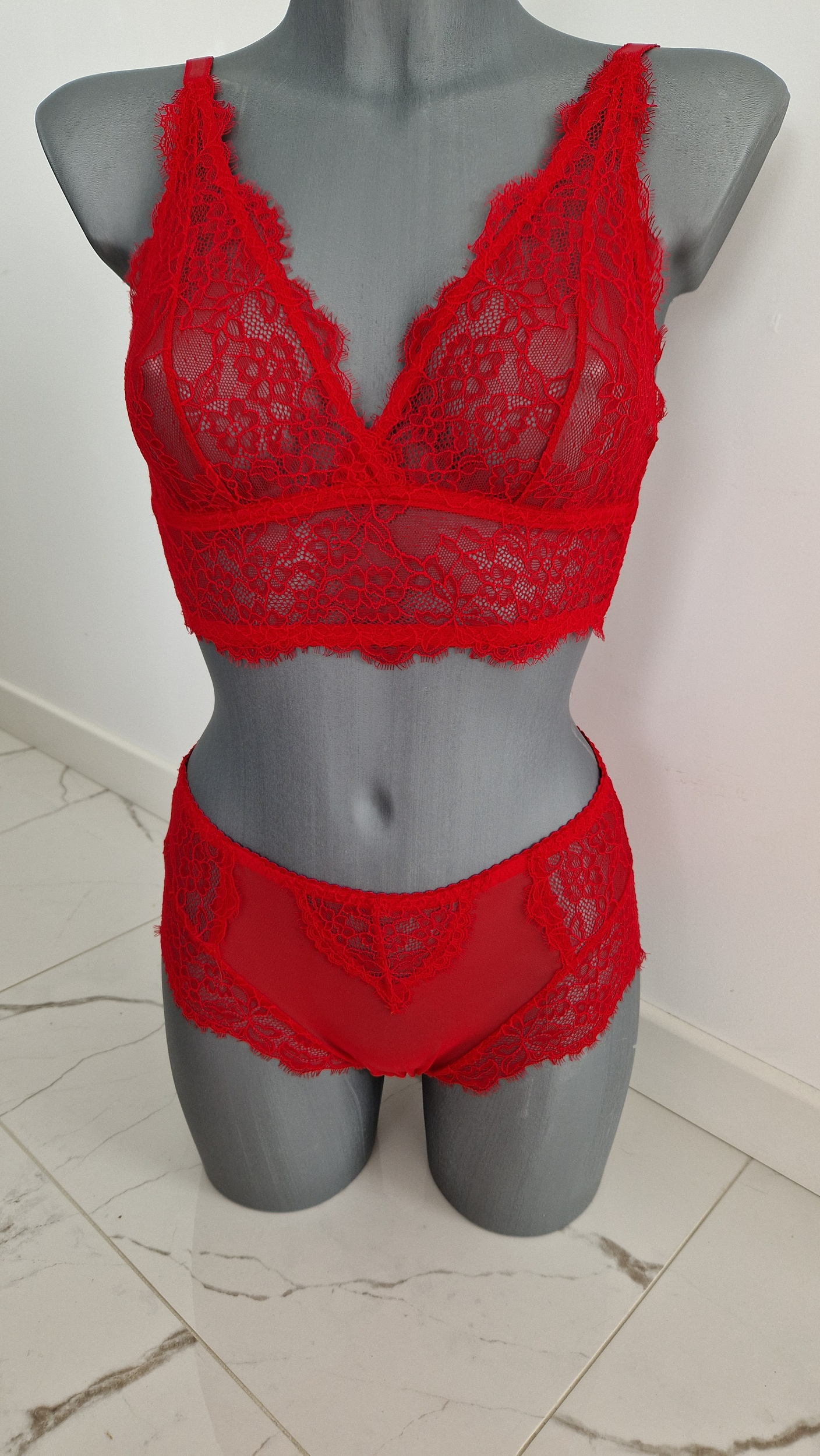bralette rubis + culotte