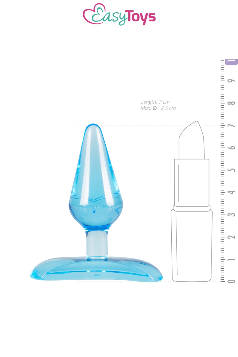 mini plug anal bleu Easy Toys (4)