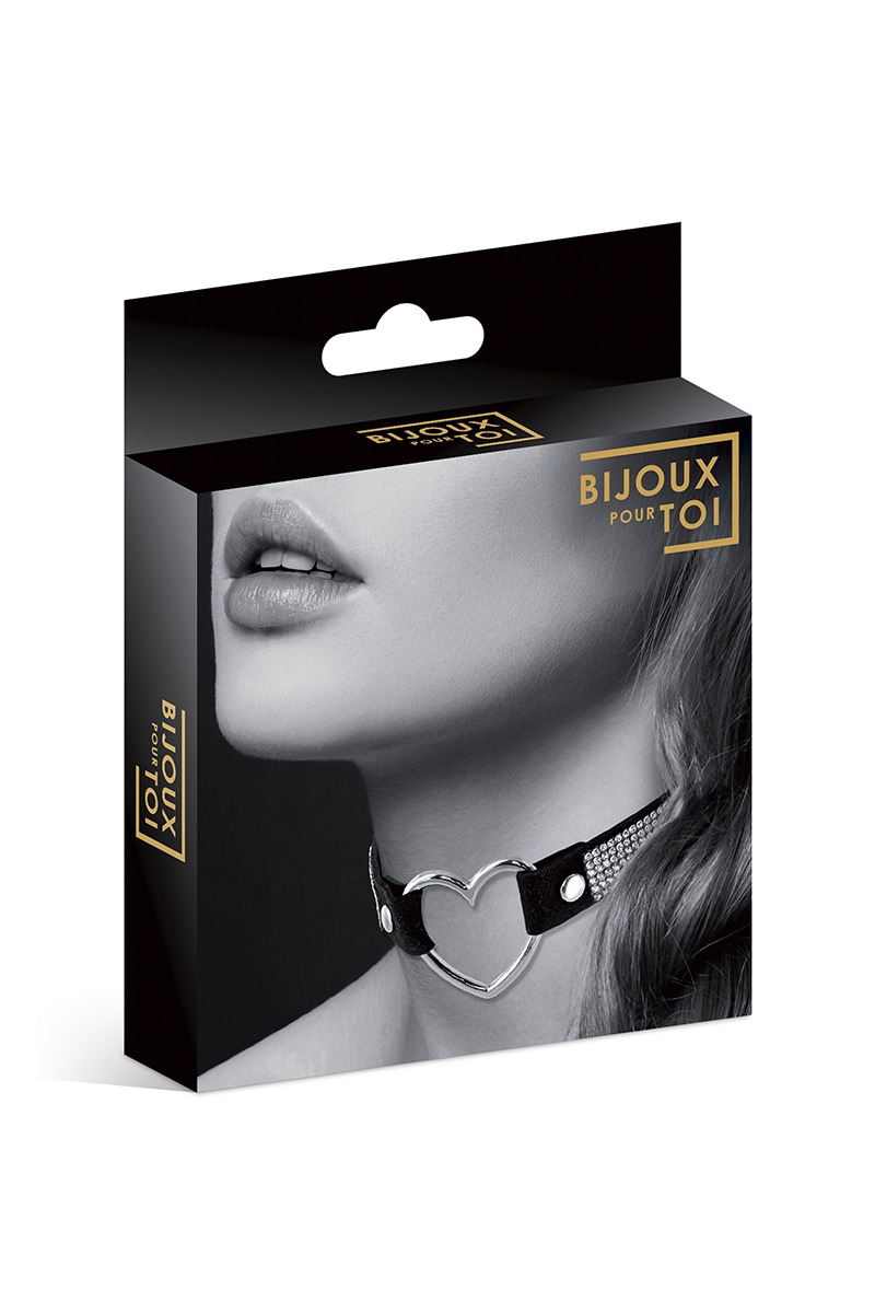 collier strass et coeur Bijoux pour toi