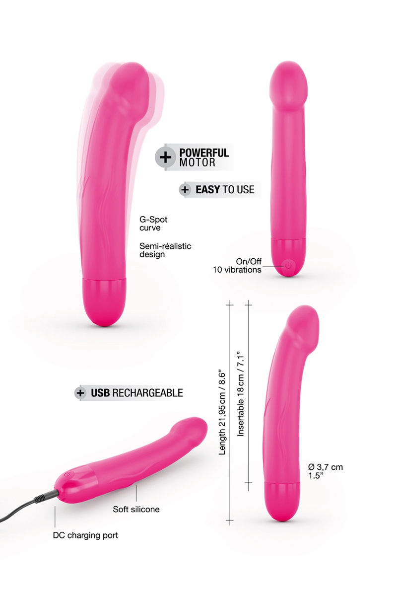 vibro rechargeable "Real Vibration rose M 2.0" Dorcel (5)