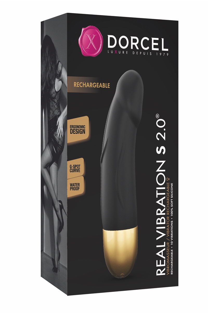 vibro rechargeable "real Vibration Gold S 2.0" Dorcel (3)